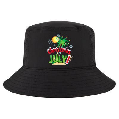 Funny Christmas In July Summer Beach Vacation Xmas Cool Comfort Performance Bucket Hat