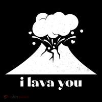 Funny Cute I Lava You Volcano Zip Tote Bag