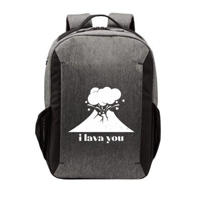 Funny Cute I Lava You Volcano Vector Backpack