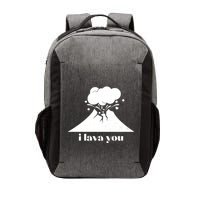 Funny Cute I Lava You Volcano Vector Backpack