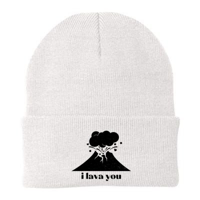 Funny Cute I Lava You Volcano Beanie
