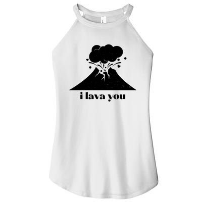 Funny Cute I Lava You Volcano Women’s Perfect Tri Rocker Tank