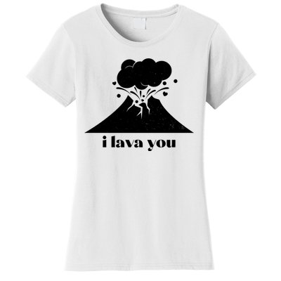 Funny Cute I Lava You Volcano Women's T-Shirt