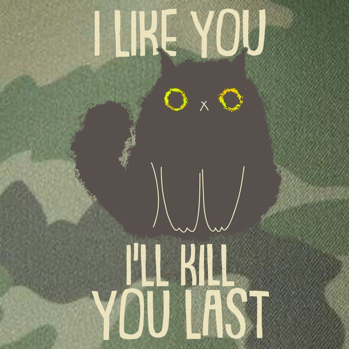 Funny Cat I Like You I'll Kill You Last Legacy Tie Dye Trucker Hat