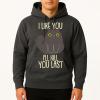 Funny Cat I Like You I'll Kill You Last Hoodie
