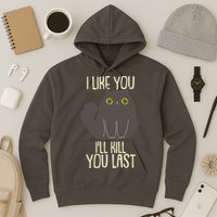 Funny Cat I Like You I'll Kill You Last Hoodie