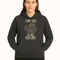Funny Cat I Like You I'll Kill You Last Hoodie