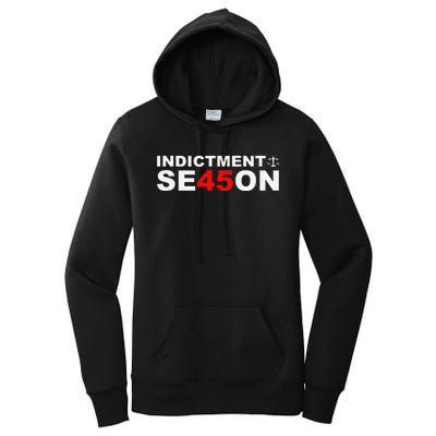 Funny Cute Indictment Season 45 Women's Pullover Hoodie