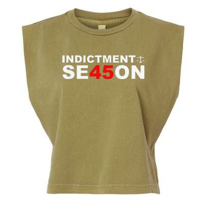 Funny Cute Indictment Season 45 Garment-Dyed Women's Muscle Tee