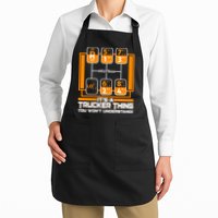 Funny Cool It's A Trucker Thing You Won't Understand 18 Speed Shift Apron