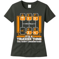 Funny Cool It's A Trucker Thing You Won't Understand 18 Speed Shift Womens T-Shirt