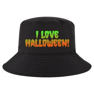 Funny Creepy I Love Halloween Cool Comfort Performance Bucket Hat