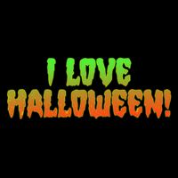 Funny Creepy I Love Halloween Bucket Hat