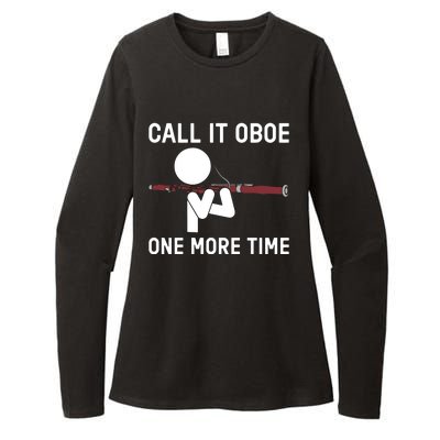 Funny Call It Oboe One More Time Bassoon Bassoonist Design Hoodie Womens CVC Long Sleeve Shirt