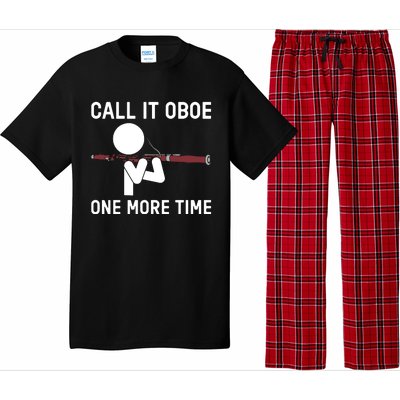 Funny Call It Oboe One More Time Bassoon Bassoonist Design Hoodie Pajama Set