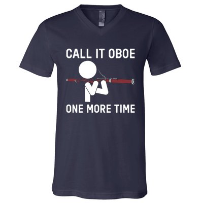 Funny Call It Oboe One More Time Bassoon Bassoonist Design Hoodie V-Neck T-Shirt