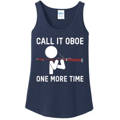 Funny Call It Oboe One More Time Bassoon Bassoonist Design Hoodie Ladies Essential Tank