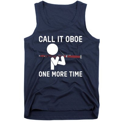 Funny Call It Oboe One More Time Bassoon Bassoonist Design Hoodie Tank Top