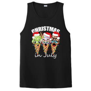 Funny Christmas in July Summer Icecream PosiCharge Competitor Tank