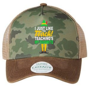 Funny Christmas I Just Like To Teach Teachings My Favorite Legacy Tie Dye Trucker Hat