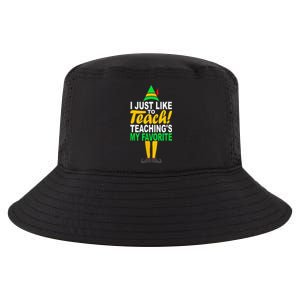 Funny Christmas I Just Like To Teach Teachings My Favorite Cool Comfort Performance Bucket Hat