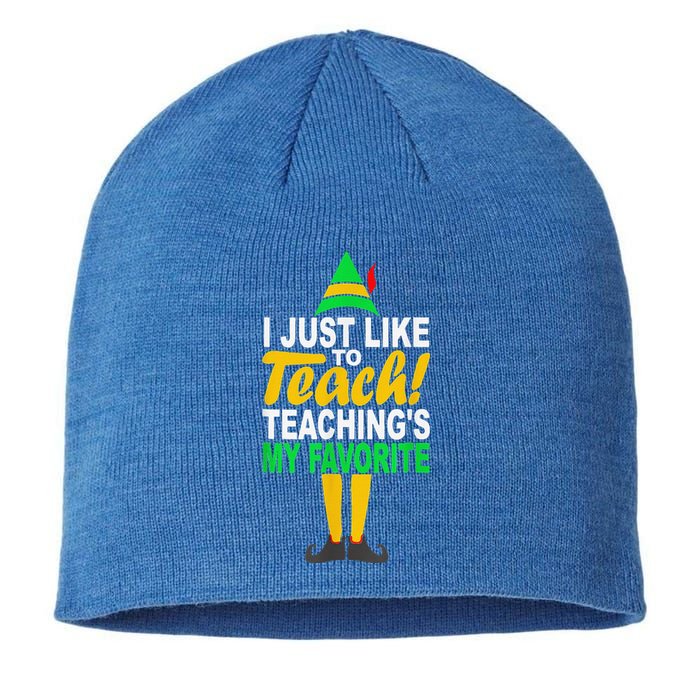 Funny Christmas I Just Like To Teach Teachings My Favorite Sustainable Beanie