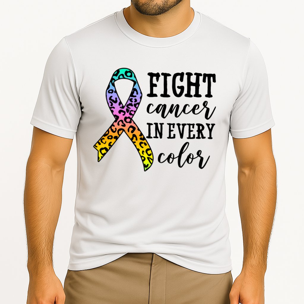 Fight Cancer In Every Color Ribbon Performance Shirt