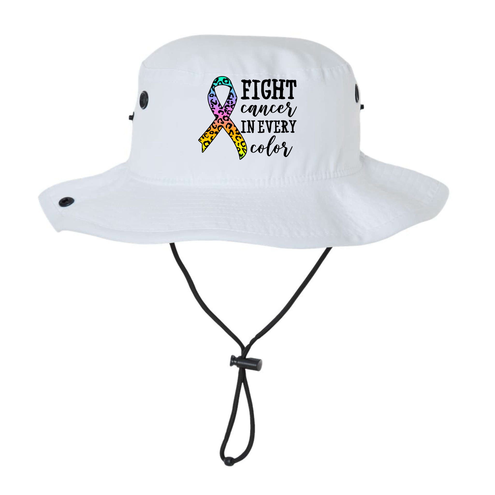 Fight Cancer In Every Color Ribbon Bucket Hat