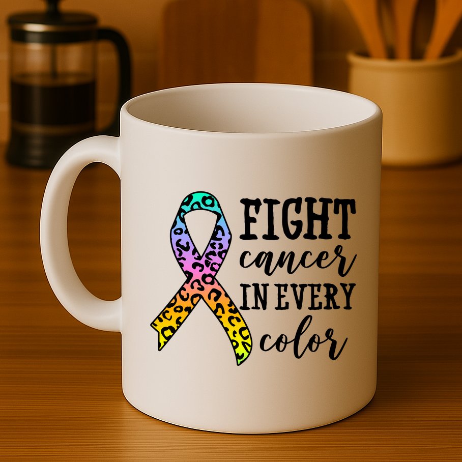 Fight Cancer In Every Color Ribbon Mug