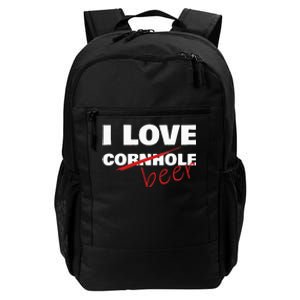 Funny Cornhole I Love Cornhole Beer Cornhole Daily Commute Backpack