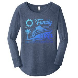 Family Cruise I Love It When Were Cruisin Together Summer Gift Women's Perfect Tri Tunic Long Sleeve Shirt