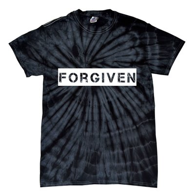 Forgiven Christian Inspirational Design For Women Tie-Dye T-Shirt