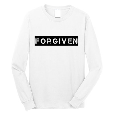 Forgiven Christian Inspirational Design For Women Long Sleeve Shirt