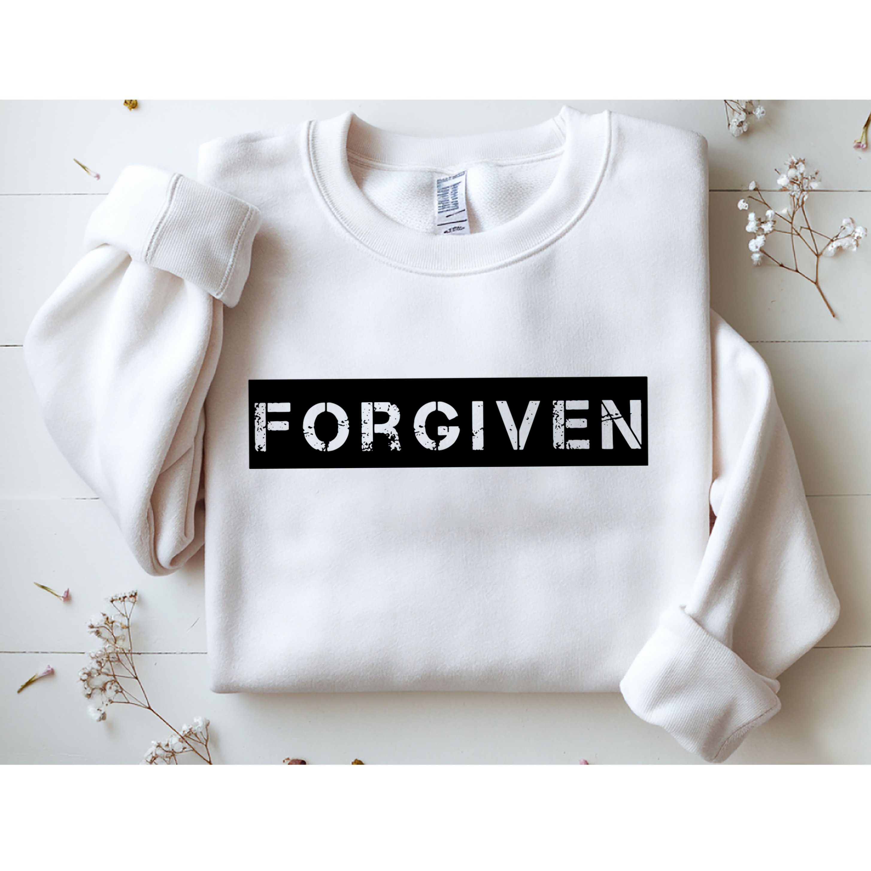 Forgiven Christian Inspirational Design For Women Sweatshirt