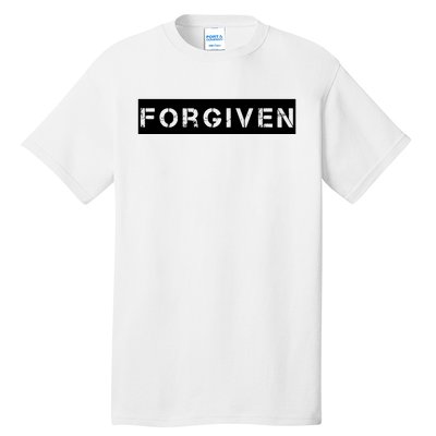 Forgiven Christian Inspirational Design For Women Tall T-Shirt