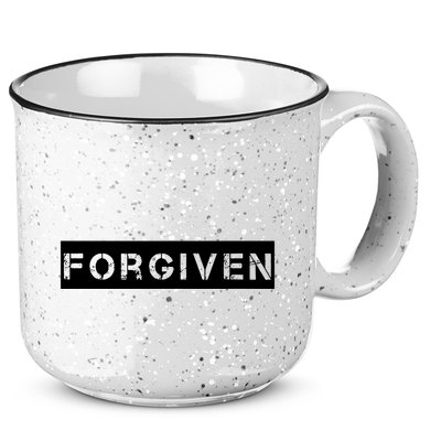 Forgiven Christian Inspirational Design For Women 15oz Campfire Ceramic Mug