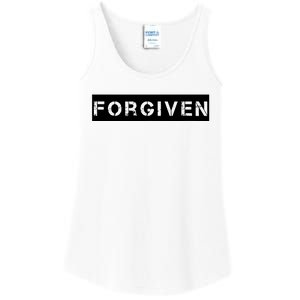 Forgiven Christian Inspirational Design For Women Ladies Essential Tank