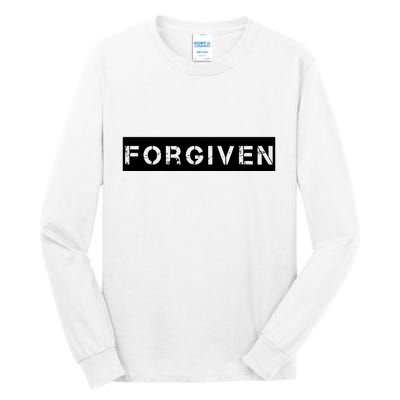 Forgiven Christian Inspirational Design For Women Tall Long Sleeve T-Shirt