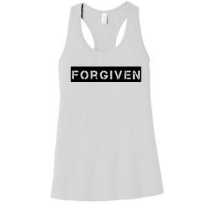 Forgiven Christian Inspirational Design For Women Women's Racerback Tank