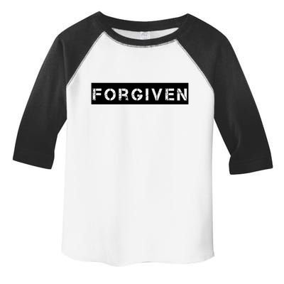 Forgiven Christian Inspirational Design For Women Toddler Fine Jersey T-Shirt