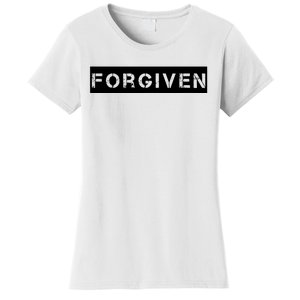 Forgiven Christian Inspirational Design For Women Women's T-Shirt