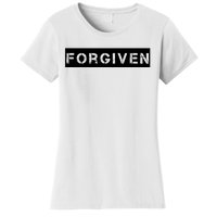 Forgiven Christian Inspirational Design For Women Women's T-Shirt