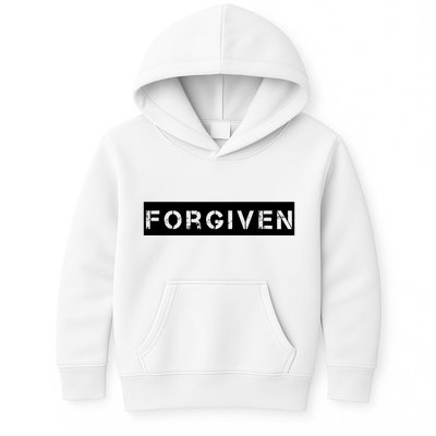 Forgiven Christian Inspirational Design For Women Kids Hoodie