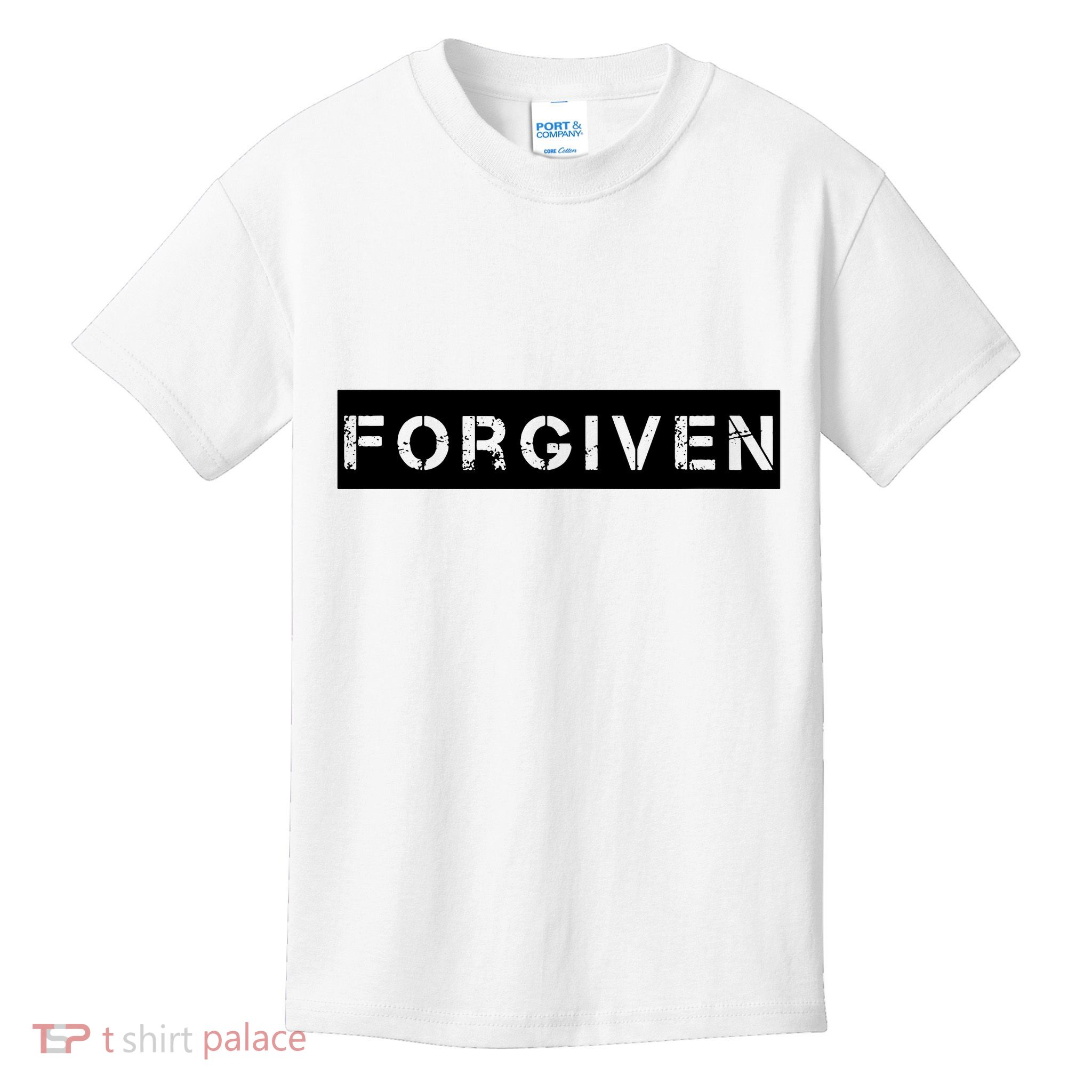 Forgiven Christian Inspirational Design For Women Kids T-Shirt