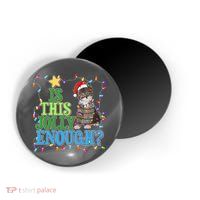 Funny Christmas Is This Jolly Enough Tangled Lights Cat Magnet