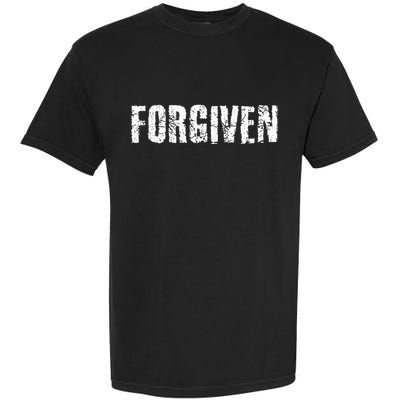 Forgiven Christian Inspirational Design Garment-Dyed Heavyweight T-Shirt