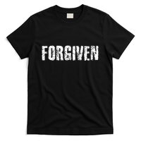 Forgiven Christian Inspirational Design T-Shirt