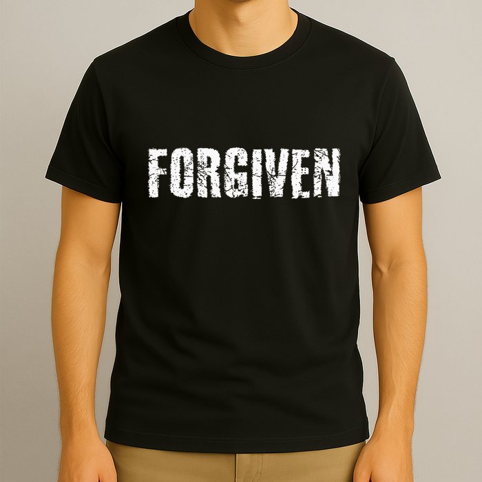 Forgiven Christian Inspirational Design T-Shirt