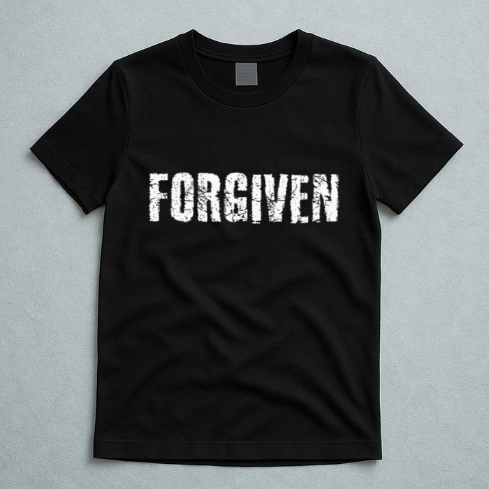Forgiven Christian Inspirational Design T-Shirt