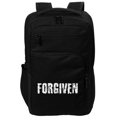 Forgiven Christian Inspirational Design Impact Tech Backpack